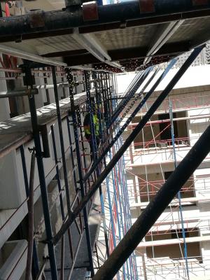 Scaffolding for exterior use